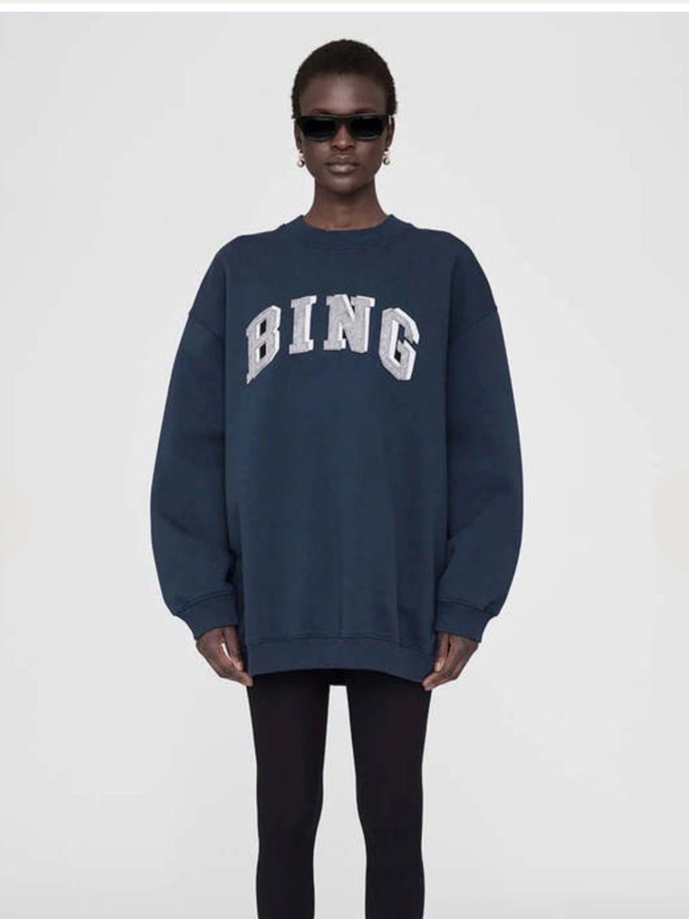 ANINE BING Tyler LOGO Sweatshirt